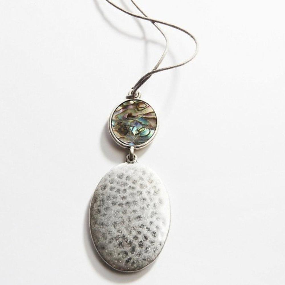J.Jill Abalone Pendant Necklace